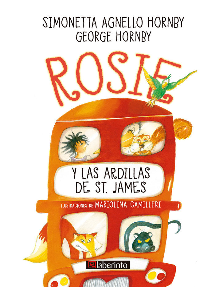 Rosie y las ardillas de St. James, de Agnello Hornby, Simonetta | portada del libro