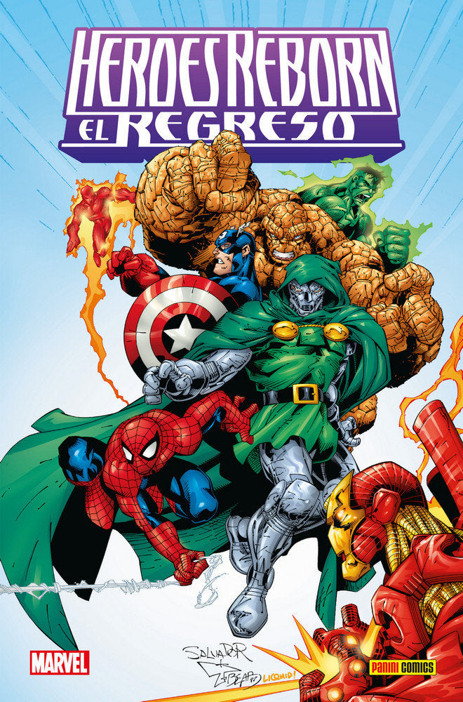HEROES REBORN: EL REGRESO, de LARROCA, SALVADOR | portada del libro