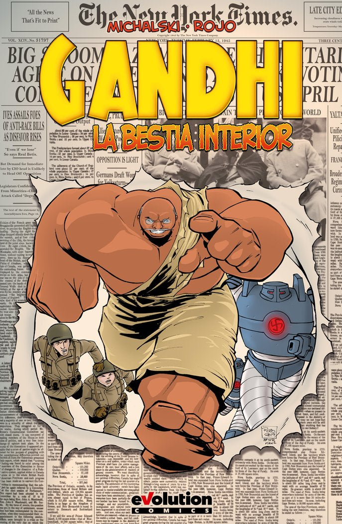 GANDHI: LA BESTIA INTERIOR, de MICHALSKI | portada del libro