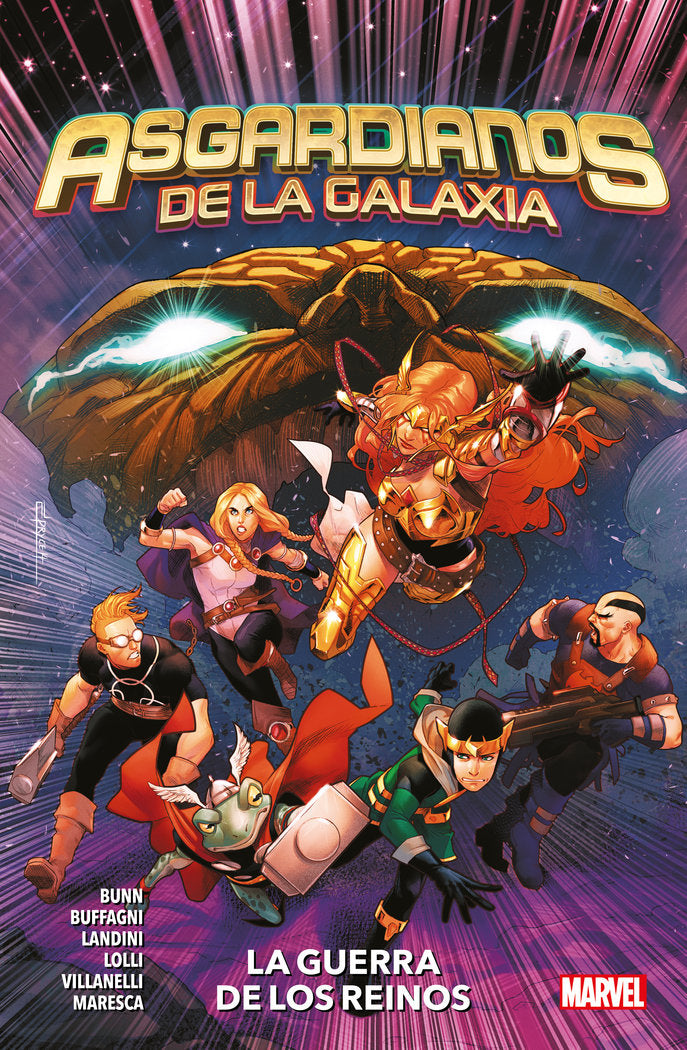 ASGARDIANOS DE LA GALAXIA 02: LA GUERRA DE LOS REINOS, de LOLLI | portada del libro