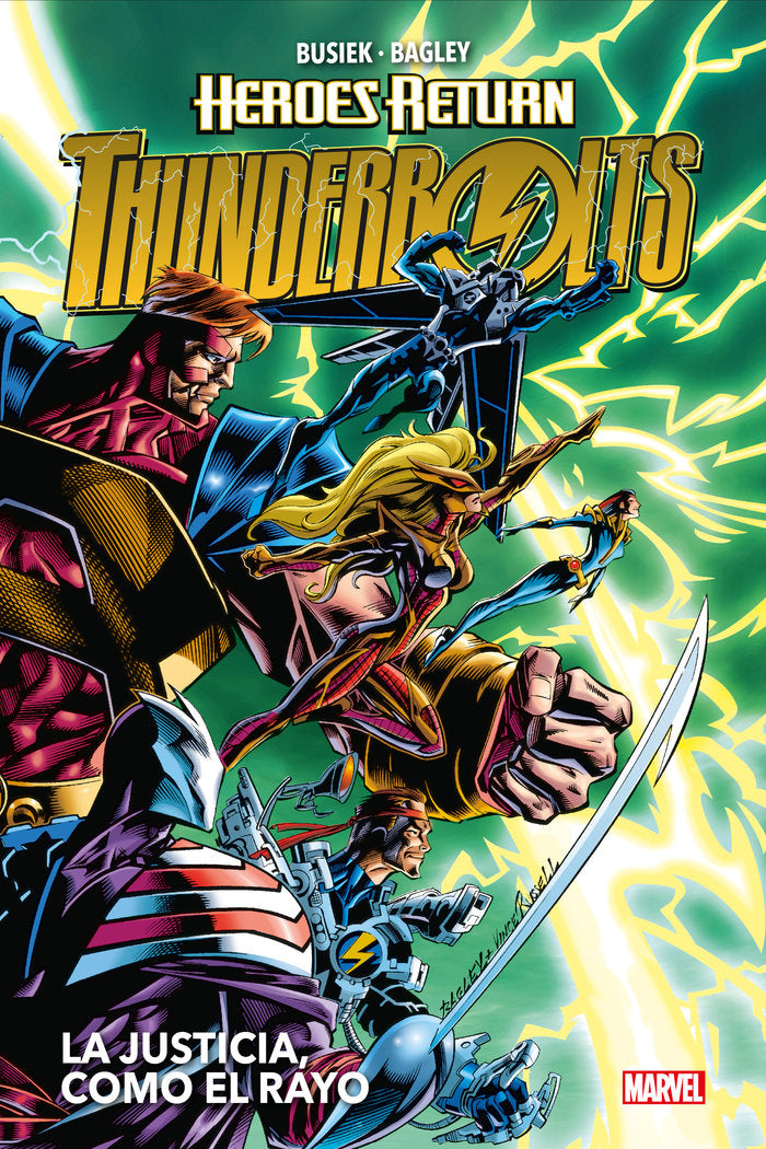 THUNDERBOLTS 1, de BAGLEY, MARK | portada del libro