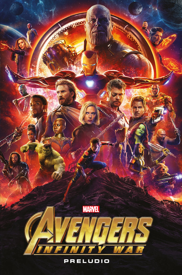AVENGERS: INFINITY WAR, de FORNES, JORGE | portada del libro