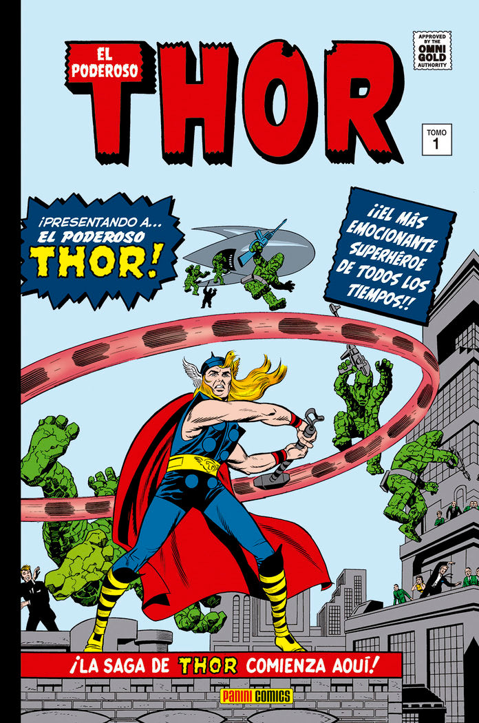 EL PODEROSO THOR 01: ILA SAGA COMIENZA AQUI!, de STAN LEE | portada del libro
