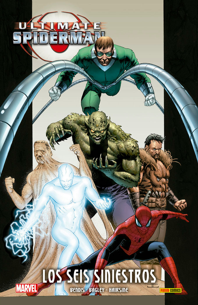 ULTIMATE SPIDERMAN 05: LOS SEIS SINIESTROS, de BENDIS, BRIAN M. | portada del libro
