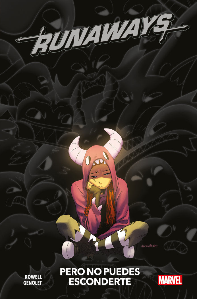 RUNAWAYS 04: PERO NO PUEDES ESCONDERTE, de ROWELL | portada del libro