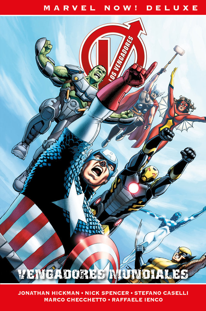 LOS VENGADORES DE JONATHAN HICKMAN 06: VENGADORES MUNDIALES, de HICKMAN | portada del libro