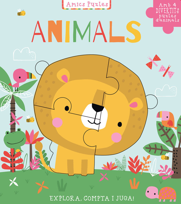 LIB PUZLE CAT ANIMALS AMICS PUZLE | portada del libro