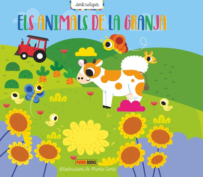 LLIBRES SOLAPES ELS ANIMALS DE LA GRANJA | portada del libro