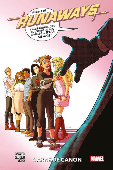 RUNAWAYS 05 CARNE DE CAÑON, de 1ROWELL | portada del libro