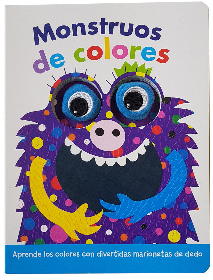 MARIONETAS DEDO MONSTRUOS DE COLORES | portada del libro