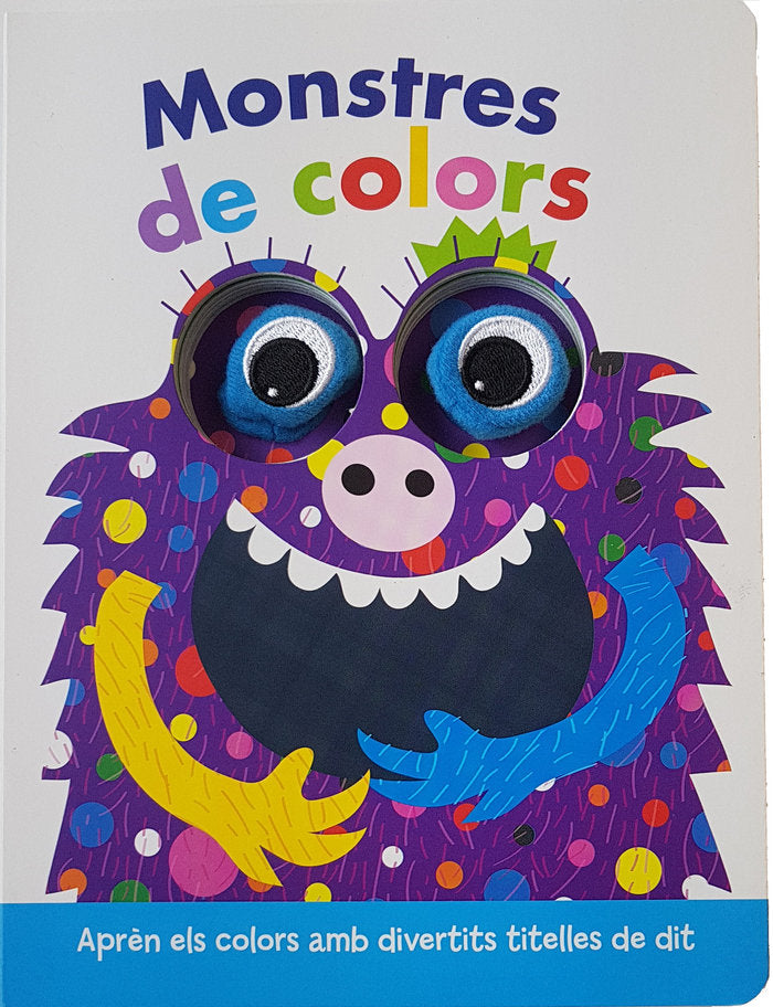 LLIBRE AMB TITELLES DE DIT. MONSTRES DE COLORS | portada del libro