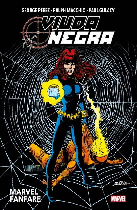 VIUDA NEGRA MARVEL FANFARE, de GEORGE PEREZ | portada del libro