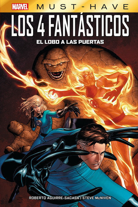 MST16 4 FANTASTICOS LOBO A LAS PUERTAS, de STEVE MCNIVEN | portada del libro