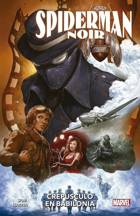 SPIDERMAN NOIR CREPUSCULO EN BABILONIA, de STOHL | portada del libro