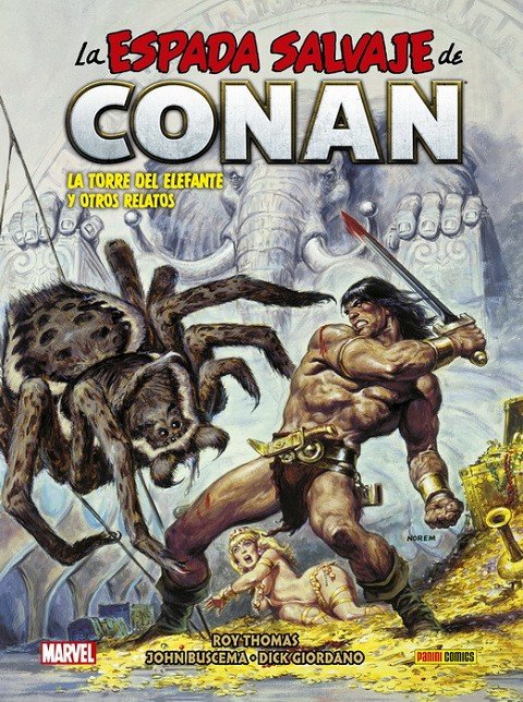 BIB CONAN V108 LA TORRE DEL ELEFANTE Y, de BUSCEMA, JOHN | portada del libro