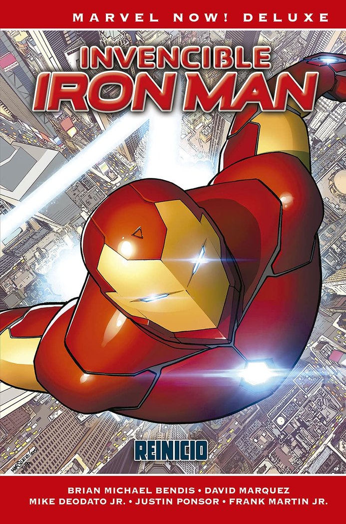 INVENCIBLE IRON MAN 1 REINICIO, de BENDIS | portada del libro