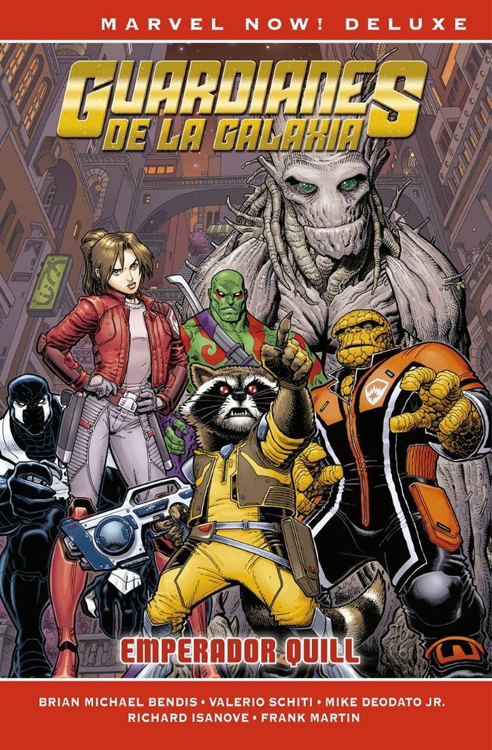 MN40 GUARD GALAXIA 4 EMPERADOR QUILL, de BENDIS, BRIAN M. | portada del libro