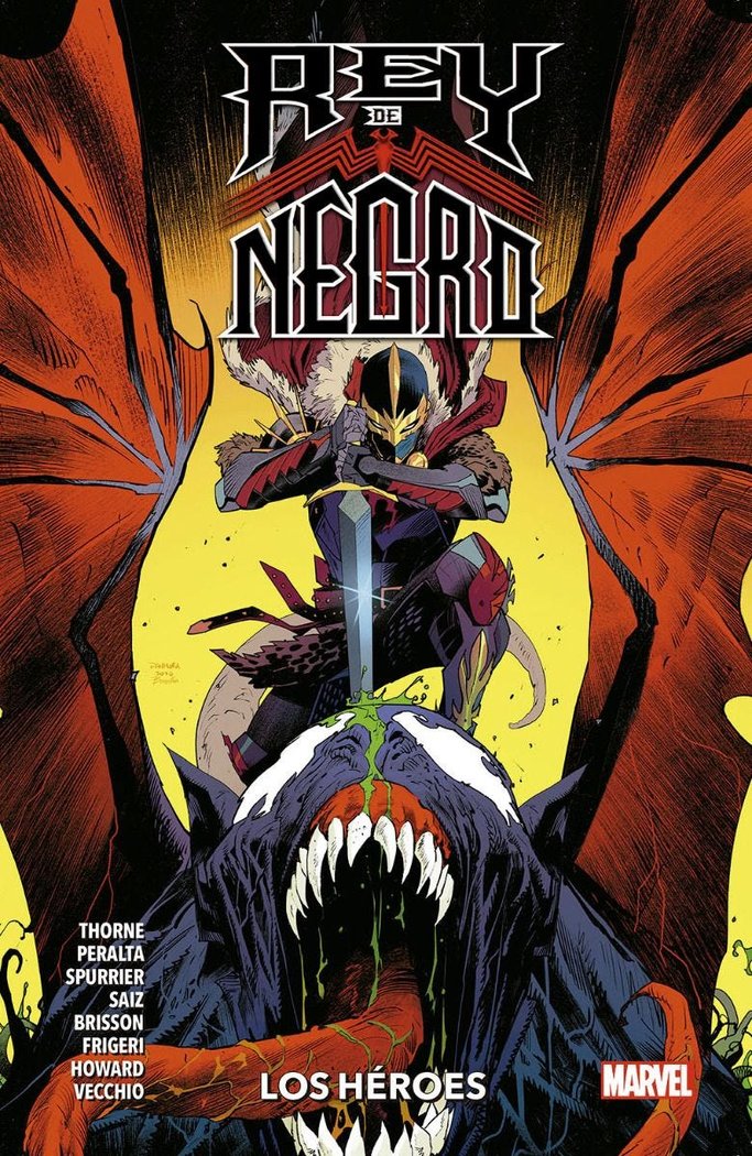 REY DE NEGRO 1 LOS HEROES, de VVAA | portada del libro