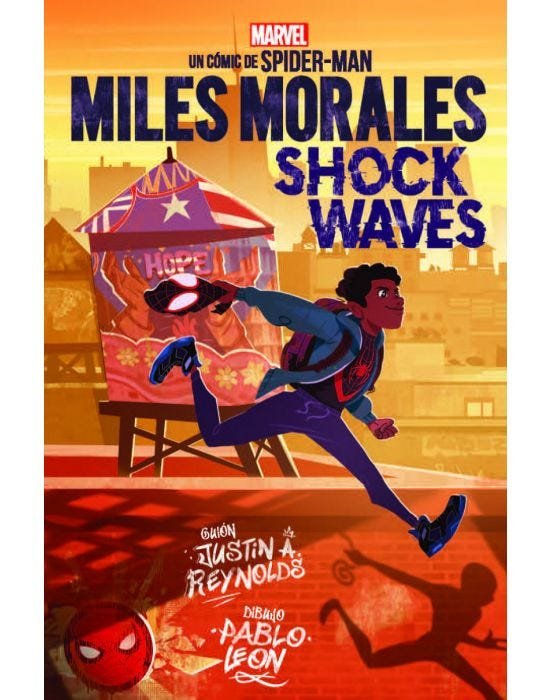 MSC01 MILES MORALES SHOCK WAVES, de REYNOLDS, JUSTIN A. | portada del libro