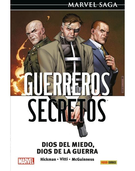 G SECRETOS 2 DIOS DEL MIEDO DIOS GUERRA, de HICKMAN | portada del libro