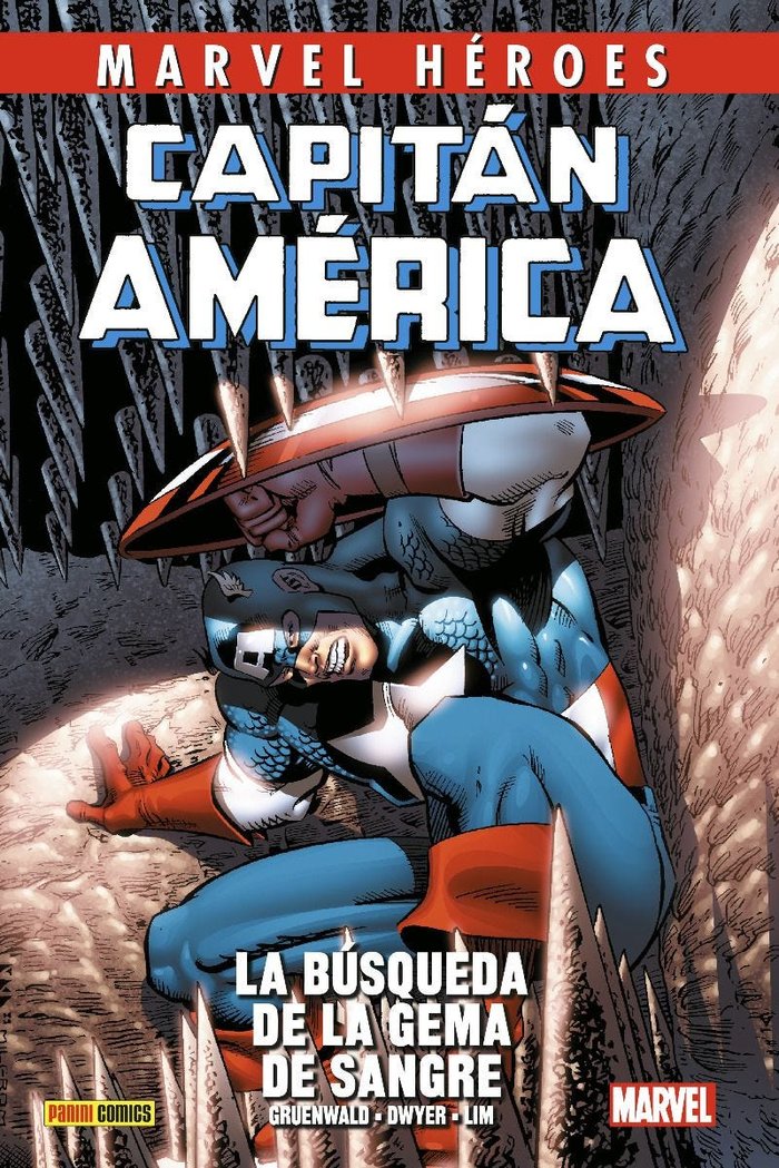 MH104 CAP AMERICA 3 BUSQUEDA GEMA SANGRE, de GRUENWALD, MARK | portada del libro