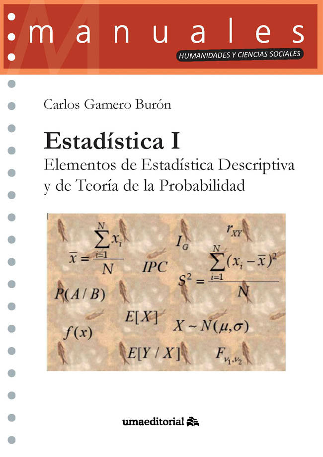 ESTADISTICA I, de GAMERO BURON | portada del libro