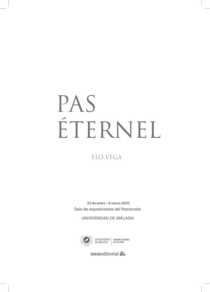 PAS ETERNEL | portada del libro