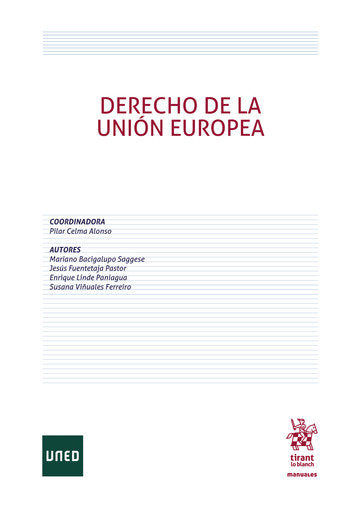 Derecho de la Unión Europea, de Bacigalupo Saggese | portada del libro