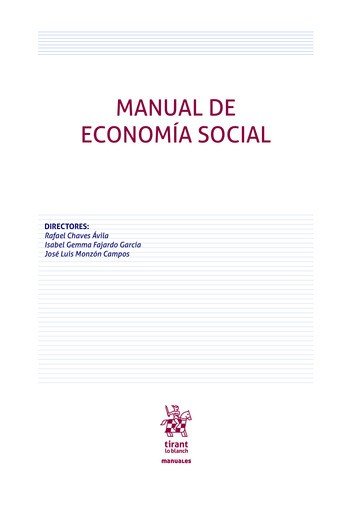 Manual De Economía Social, de Mozas Moral | portada del libro