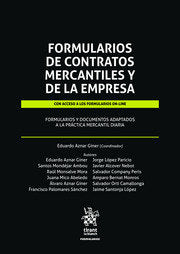 Formularios de Contratos Mercantiles y de la Empresa, de Aznar Giner | portada del libro