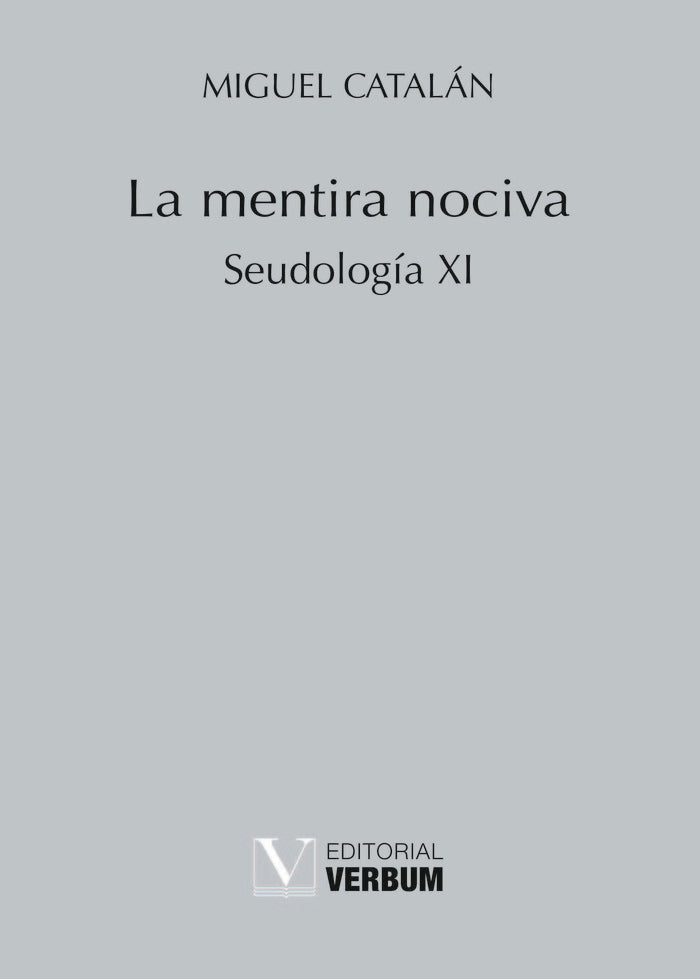 La mentira nociva, de Miguel Catalán | portada del libro