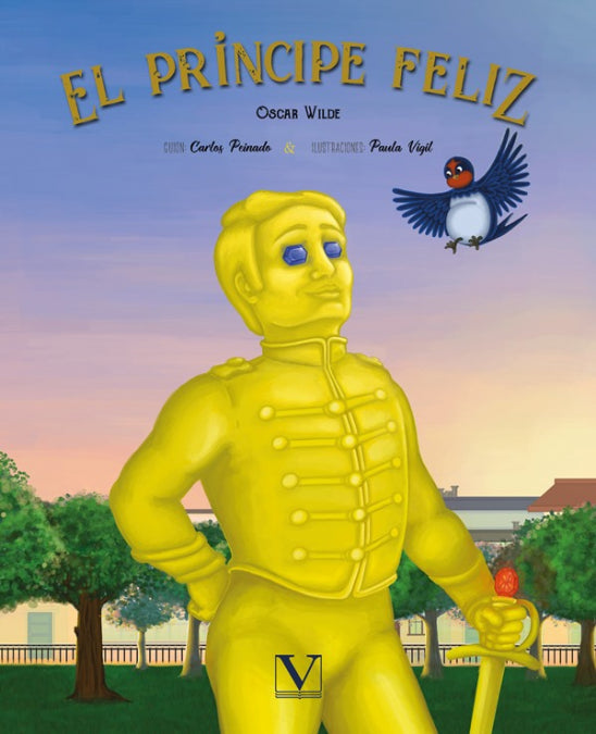 El príncipe feliz (cómic), de Oscar Wilde,Carlos Peinado,Paula Vigil | portada del libro