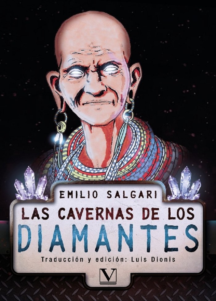 Las cavernas de los diamantes, de Salgari, Emilio | portada del libro