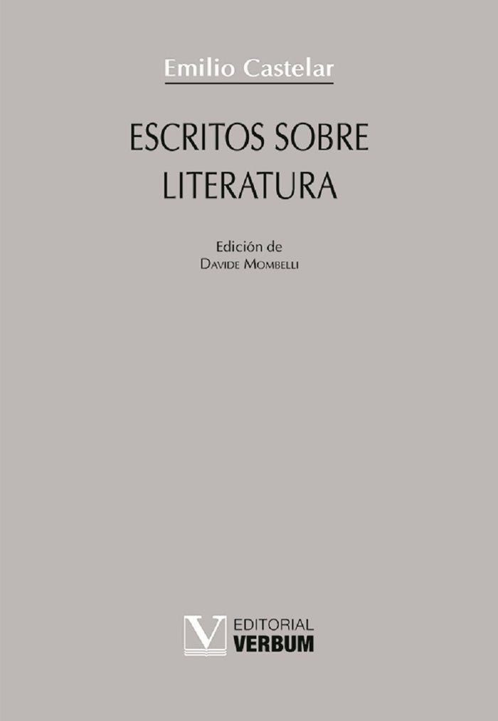 Escritos sobre literatura, de Mombelli, Davide | portada del libro