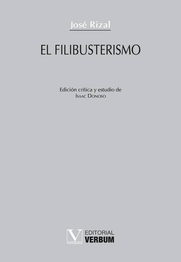 El filibusterismo, de RIZAL, JOSE | portada del libro