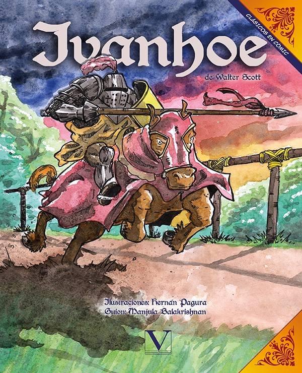 IVANHOE CLASICOS EN COMIC | portada del libro