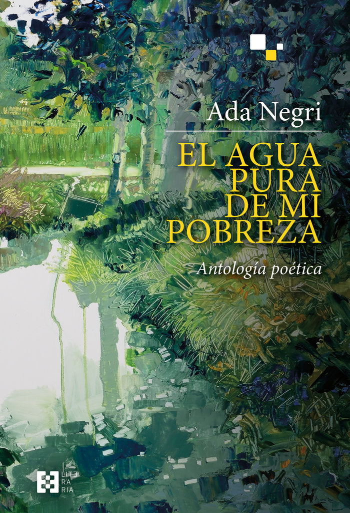 El agua pura de mi pobreza, de Negri, Ada | portada del libro
