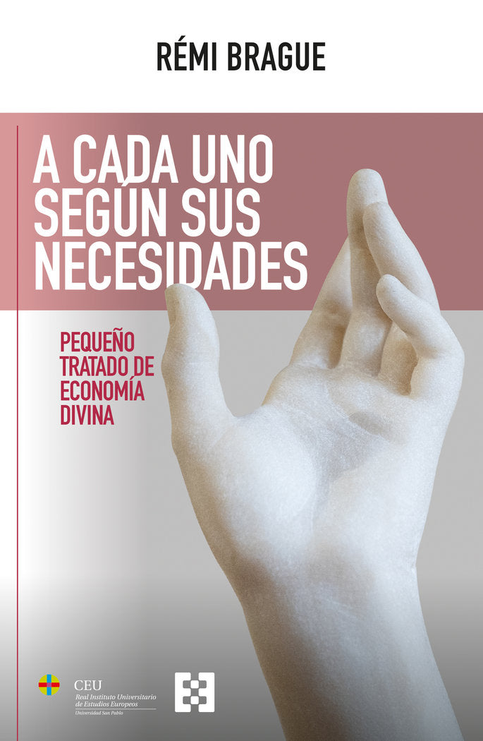 A CADA UNO SEGUN SUS NECESIDADES, de BRAGUE, REMI | portada del libro