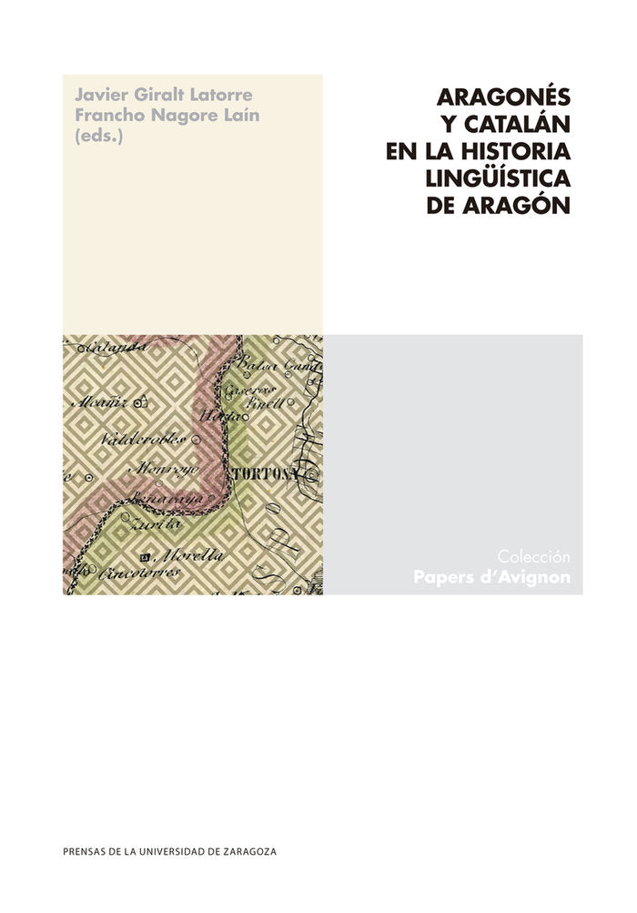 Aragonés y catalán en la historia lingüística de Aragón | portada del libro