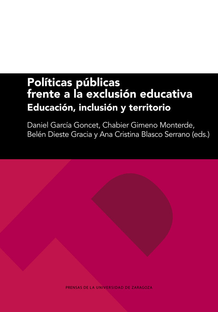 Políticas públicas frente a la exclusión educativa | portada del libro