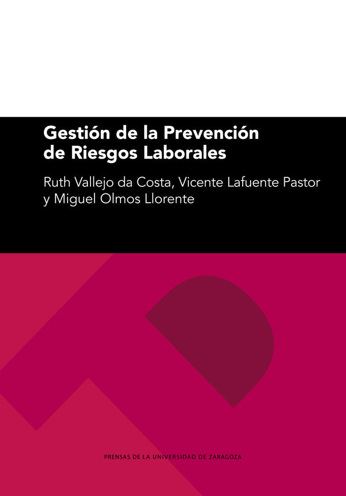 Gestión de la Prevención de Riesgos Laborales, de Vallejo da Costa | portada del libro