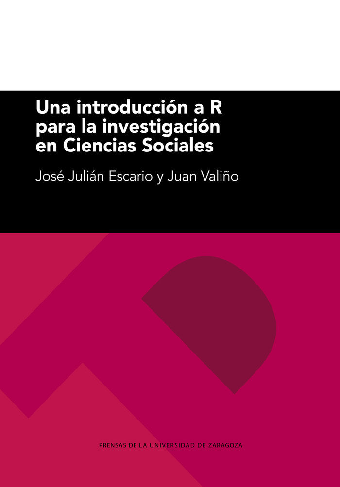 Una introducción a R para la investigación en ciencias sociales, de Escario Gracia | portada del libro