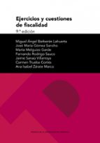Ejercicios y cuestiones de fiscalidad, de Miguel Ángel Barberán Lahuerta | portada del libro