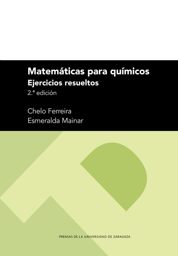 MATEMATICAS PARA QUIMICOS, de MAINAR MAZA | portada del libro