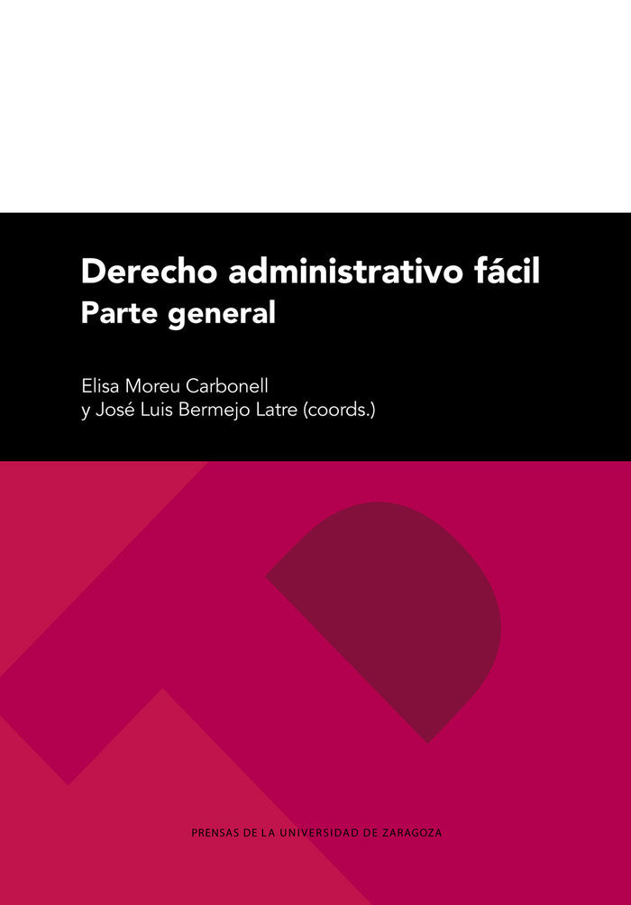 DERECHO ADMINISTRATIVO FACIL PARTE GENERAL, de AA.VV. | portada del libro