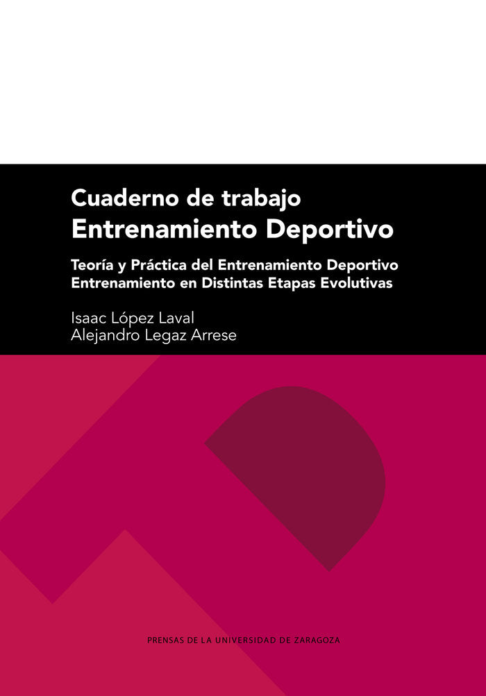 CUADERNO TRABAJO ENTRENAMIENTO DEPORTIVO, de LOPEZ LAVAL | portada del libro