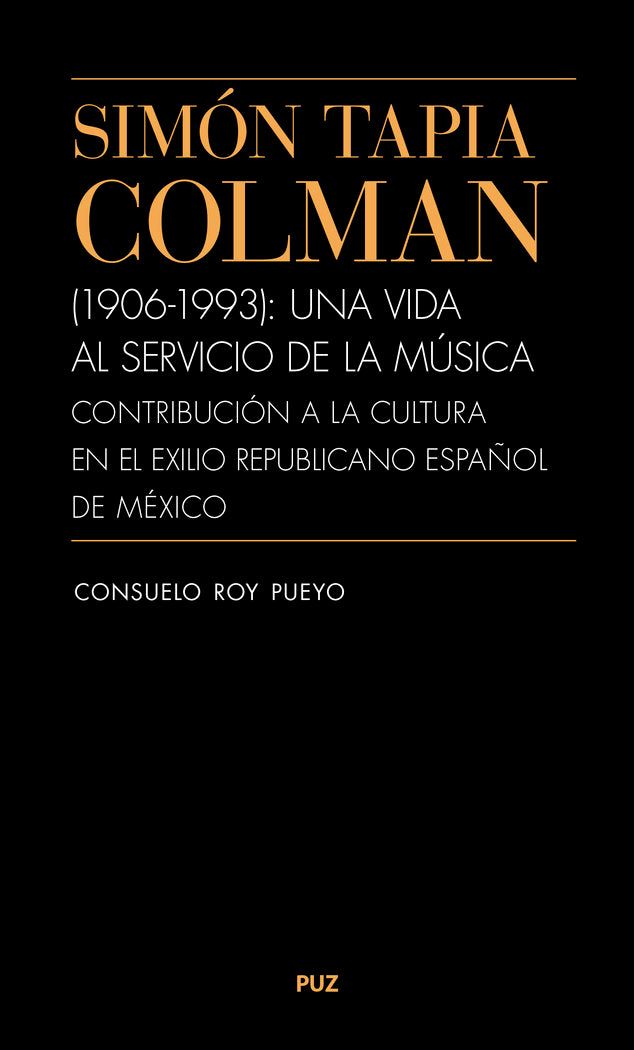 SIMON TAPIA COLMAN, de ROY PUEYO, CONSUELO | portada del libro
