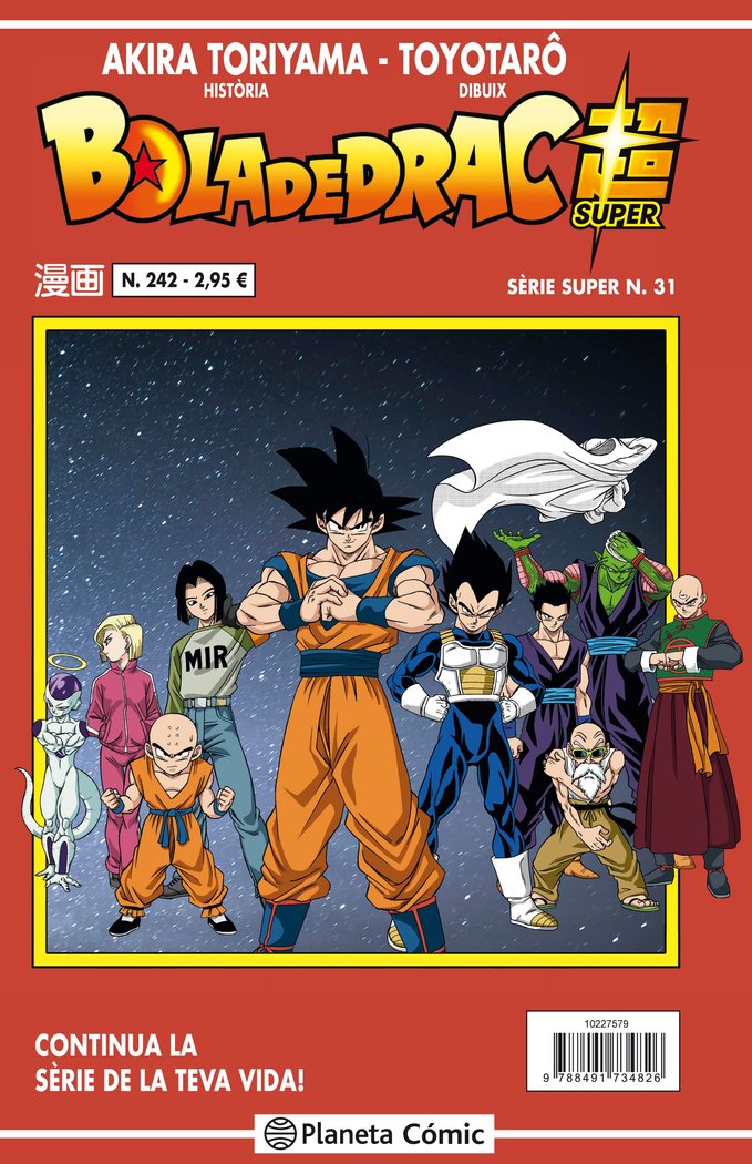 Bola de Drac Sèrie Vermella nº 242, de Toriyama, Akira | portada del libro