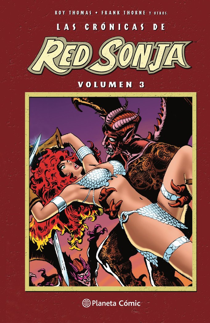 Crónicas de Red Sonja nº 03/04, de ROY THOMAS | portada del libro