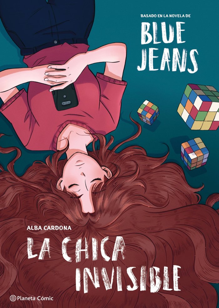 La chica invisible, de ALBA CARDONA, BLUE JEANS | portada del libro